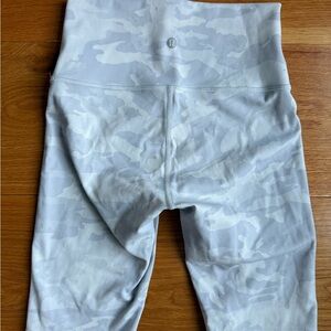 lululemon Light Gray Camo Leggings